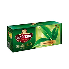 Чай зеленый Майский, 25пак