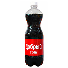Напиток Добрый Cola сильногазированный безалкогольный, 1л