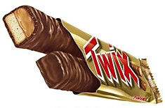 Шоколадный батончик Twix, 55г