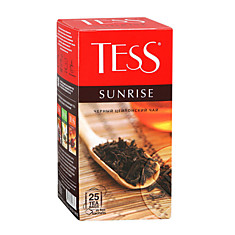 Чай Тесс Санрайз черный, 25 пакетиков