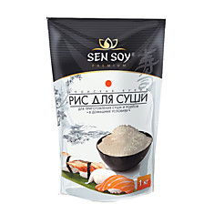 Рис Sen Soy для суши и роллов, 250г