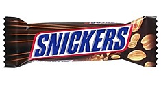 Шоколадный батончик Snickers, 50,5г