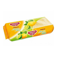 Вафли хрустящие Яшкино лимон-лайм, 300г