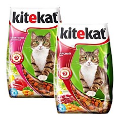 Корм сухой Китекат для кошек, в ассортименте, 1,9 кг, шт