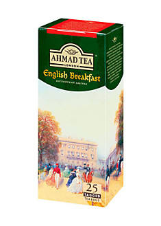 Чай Ахмад English Breakfast черный, 25 пакетиков