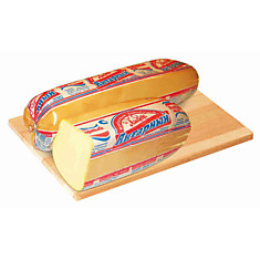 Сырный продукт плавленый Янтарный копченый колбасный 45%, кг