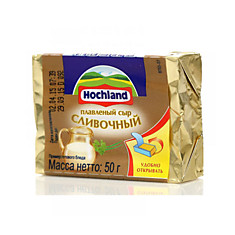 Сыр Хохланд плавленый блочки сливочный, 50г