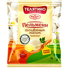 Пельмени Со сливочным маслом, Телятино, 430г
