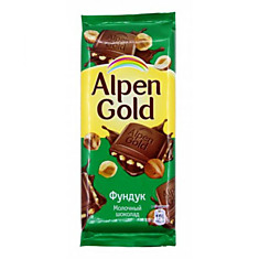 Шоколад Alpen Gold фундук, 85г