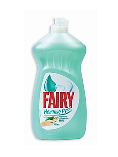 Жидкость для мытья посуды Фейри (Fairy) Нежные руки, Чайное дерево и мята, 450 мл