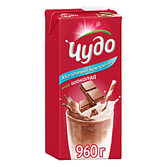 Коктейль молочный Чудо Шоколад 2%, 960г
