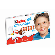 Шоколад молочный Kinder с молочной начинкой, 100г