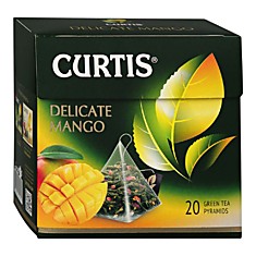Чай Curtis (Кертис) Delicate Mango, 20 пирамидок