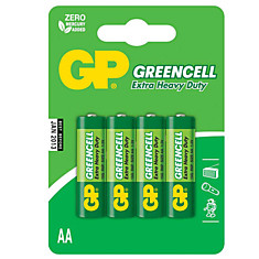 Батарейка GP Greencell AA, R6, 4шт