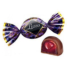 Конфеты "Lusso" вкус черной смородины, KDV, кг