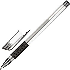 Ручка гелевая Attache Economy черная, толщина линии 0,5 мм