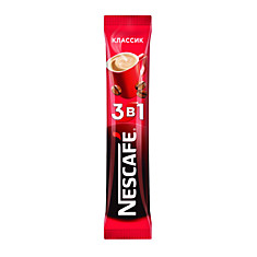 Кофе Нескафе Классик 3в1 растворимый со сливками, пакет, 14,5г