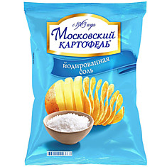 Чипсы Московский картофель с солью, 130г