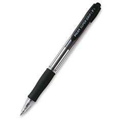 Ручка шариковая автоматическая Pilot, 0,32мм, черная