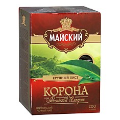 Чай Майский Корона Российской Империи крупнолистовой черный, 200г