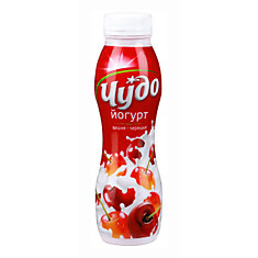 Йогурт питьевой Чудо вишня-черешня, 1,9%, 260г