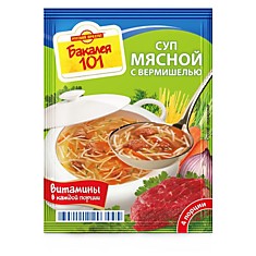 Суп мясной Русский продукт с вермишелью, 60г