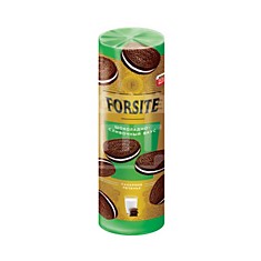 Печенье Forsite сэндвич шоколадно-сливочный вкус KDV, 220г