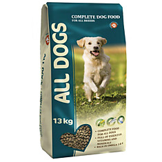 Корм сухой All Dogs для взрослых собак (мешок 13кг), кг