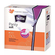 Прокладки Bella Panty Soft ежедневные, 60шт